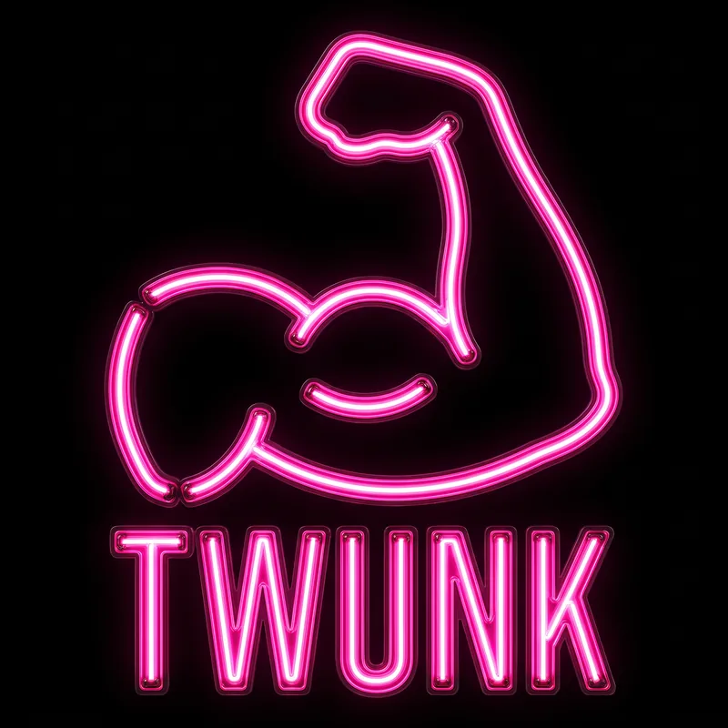 The Twunk deck neon sign